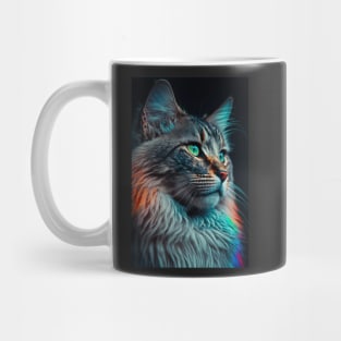 Serious Cat portrait Mug